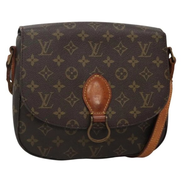 LOUIS VUITTON Monogram Saint Cloud GM Shoulder Bag M51242 LV Auth 140046 - Picture 1 of 15